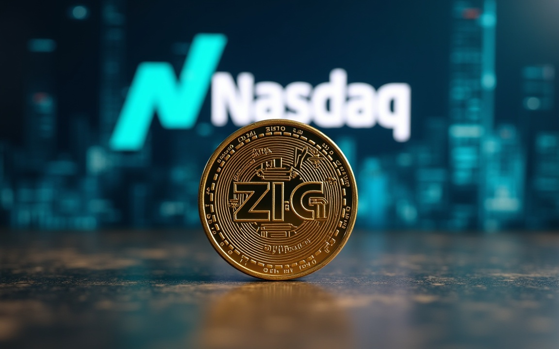 ZIGChain And Nasdaq Logo